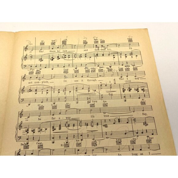 Ill Get By Vintage Piano Sheet Music Roy Turk Fred Ahlert 40s A Guy Named Joe - Picture 4 of 7